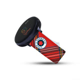 Personalized Medical Alert 20mm Watch Band for Samsung, Garmin and Others (Red Plaid) - hipave