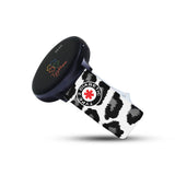 Personalized Medical Alert 20mm Watch Band for Samsung, Garmin and Others (Black & White Leopard) - hipave