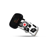 Personalized Medical Alert Watch Band for Fitbit Versa 3 & Fitbit Sense (Black & White Leopard) - hipave