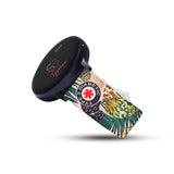 Personalized Medical Alert 20mm Watch Band for Samsung, Garmin and Others (Palm Leopard) - hipave