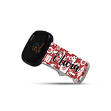 Personalized Holiday Watch Band with Name for Fitbit Versa 3 & Fitbit Sense (H3 Pattern) - hipave