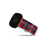 Personalized Holiday Watch Band with Name for Fitbit Versa 3 & Fitbit Sense (H19 Pattern) - hipave