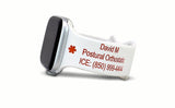 Personalized Medical Alert ID Apple Watch Band - hipave