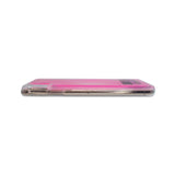 Custom Thin Blue Line Flag iPhone Case in Pink Moving Quicksand - hipave