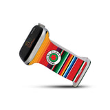 Personalized Medical Alert Apple Watch Band (Serape 1 Pattern) - hipave