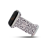 Personalized Geometric Design Silicone Bands for Apple Watch (M23 Pattern) - hipave