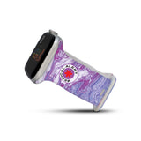 Personalized Medical Alert Apple Watch Band (Purple Marble Pattern) - hipave