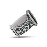 Personalized Tan Leopard Watch Band with Name for Apple Watch - hipave