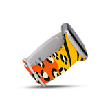 Personalized Yellow & Orange Leopard Watch Band with Monogram for Apple Watch - hipave