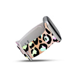 Personalized Rainbow Leopard Watch Band with Name for Apple Watch - hipave