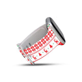 Personalized Holiday Watch Band with Monogram for Apple Watch (H5 Pattern) - hipave