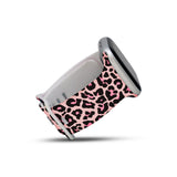 Personalized Pale Leopard Watch Band with Name for Apple Watch - hipave