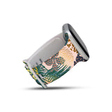 Personalized Palm Leopard Watch Band with Name for Apple Watch - hipave