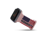 Personalized Thin Blue Line Flag Bands for Apple Watch - hipave