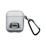 Personalized Football Clear Case for Airpods 1 and 2 Charging Case - hipave