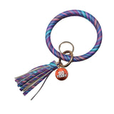 Personalized Basketball Large Keychain Ring