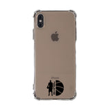 Custom Basketball Silhouette iPhone Case in Clear - hipave