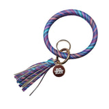 Personalized Football Large Keychain Ring - hipave