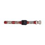 Personalized Medical Alert Apple Watch Band (Leopard + Roses Pattern) - hipave