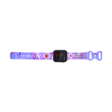Personalized Medical Alert Apple Watch Band (Purple Marble Pattern) - hipave