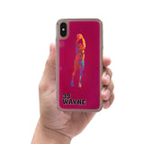 Custom Basketball Splash iPhone Case in Pink Moving Quicksand - hipave