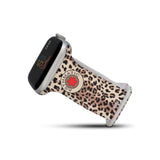 Personalized Medical Alert Apple Watch Band (Leopard Pattern) - hipave