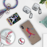 Custom Baseball Splash iPhone Case in Clear - hipave