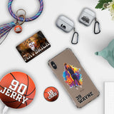 Custom Basketball Partial Figure iPhone Case in Clear - hipave