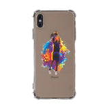 Custom Basketball Partial Figure iPhone Case in Clear - hipave