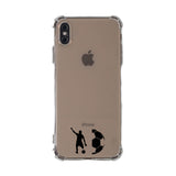 Custom Soccer Silhouette iPhone Case in Clear - hipave