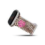 Personalized Leopard Watch Band with Monogram for Apple Watch - hipave
