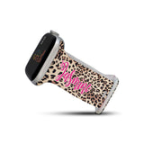 Personalized Leopard Watch Band with Name for Apple Watch - hipave