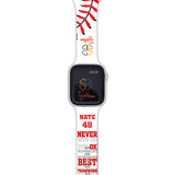 Personalized Baseball Apple Watch Band (11 Designs) - hipave