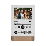 Custom LED Plaque with Music theme design | Thick Clear Acrylic - hipave