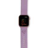 Personalized Apple Watch Band Engraved with Love Symbols - hipave