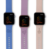 Personalized Apple Watch Band Engraved with Love Symbols - hipave