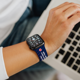 Personalized Medical Alert Apple Watch Band (M10 Pattern) - hipave