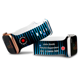 Personalized Medical Alert Apple Watch Band (M12 Pattern) - hipave