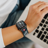 Personalized Medical Alert Apple Watch Band (M14 Pattern) - hipave