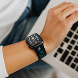 Personalized Medical Alert Apple Watch Band (M18 Pattern) - hipave