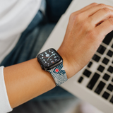 Personalized Medical Alert Apple Watch Band (M20 Pattern) - hipave