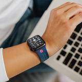 Personalized Medical Alert Apple Watch Band (M24 Pattern) - hipave