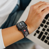 Personalized Medical Alert Apple Watch Band (M4 Pattern) - hipave