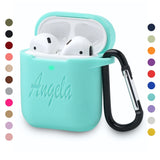 Personalized Silicone Case with Name - Natural Engraving for Airpods Charging Case - hipave