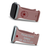 Personalized Medical Alert ID Apple Watch Band - hipave