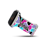 Personalized Modern Leopard Watch Band with Name for Apple Watch - hipave