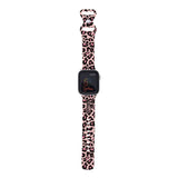 Personalized Pale Leopard Watch Band with Name for Apple Watch - hipave