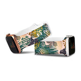 Personalized Palm Leopard Watch Band with Monogram for Apple Watch