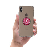 Custom Medical Alert Phone Grip (Dark Pink Pattern) - hipave