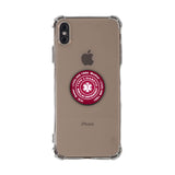 Custom Medical Alert Phone Grip (Dark Pink Pattern)